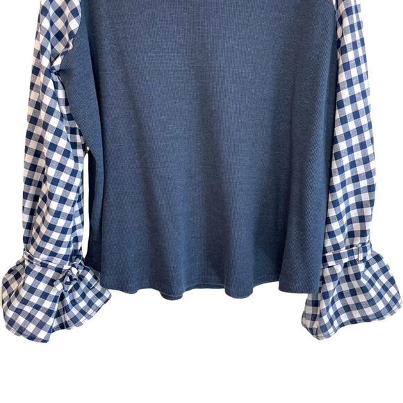 Suzanne Betro Ruffle Sleeve Raglan - Picture 7 of 8